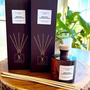 Apothecary Bergamot & Orange Blossom Reed Diffuser- set of 2